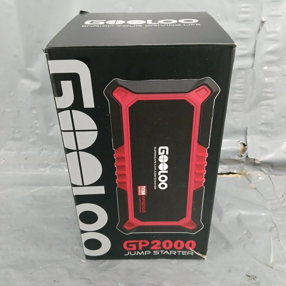 BOXED GOOLOO GP2000 JUMP STARTER