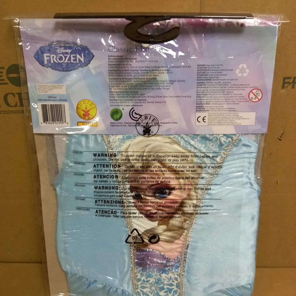 BOX OF APPROX 12 DISNEY FROZEN ELSA CLASSIC DRESS - SIZE 11-12	