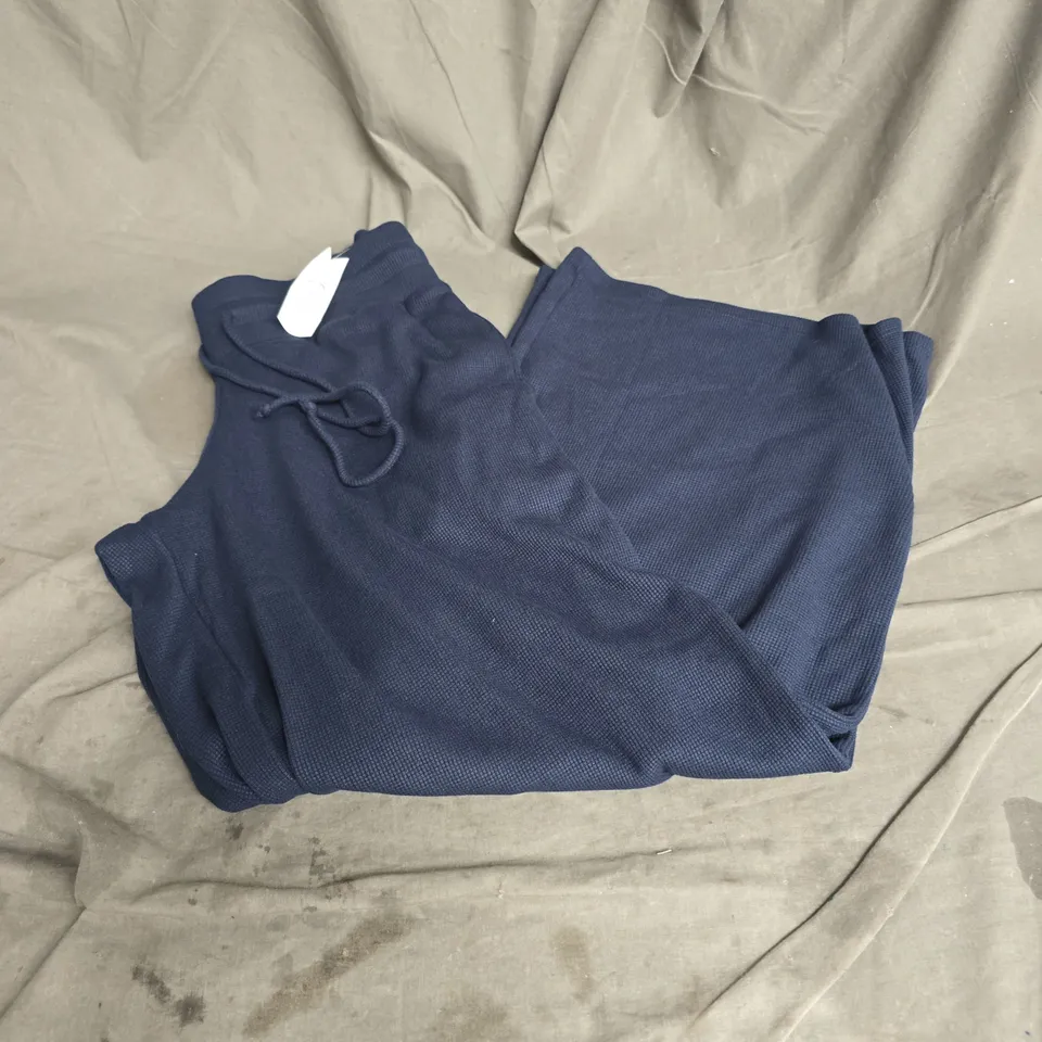 GILLY HICKS WIDE LEG JOGGERS IN NAVY SIZE S