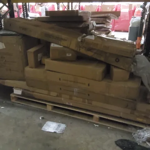 PALLET CONTAINING A LARGE QUANTITY OF ASSORTED FURNITURE PARTS ECT