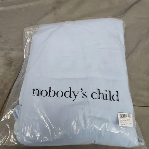 BAGGED NOBODYS CHILD SLEEVELESS AUBREY MIDAXI DRESS IN SOFTS BLUE - UK 10