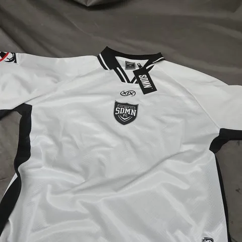 SDMN FC RETRO AWAY JERSEY WHITE – SIZE XS