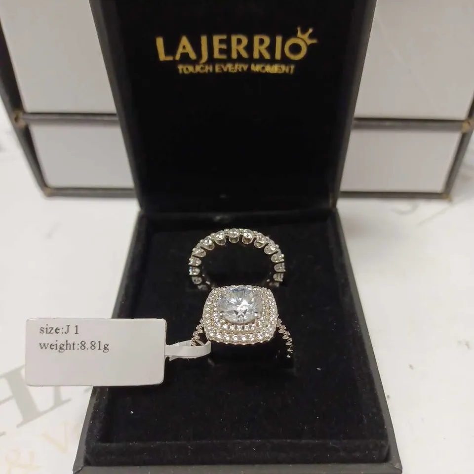 LAJERRIO SET OF 2 SILVER RINGS
