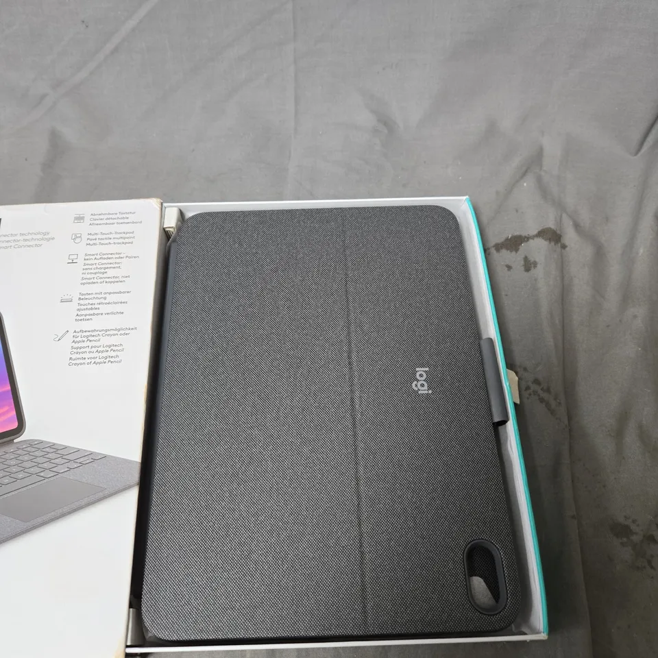 LOGITECH COMBO TOUCH KEYBOARD TRACKPAD CASE FOR IPAD (10TH GEN) 
