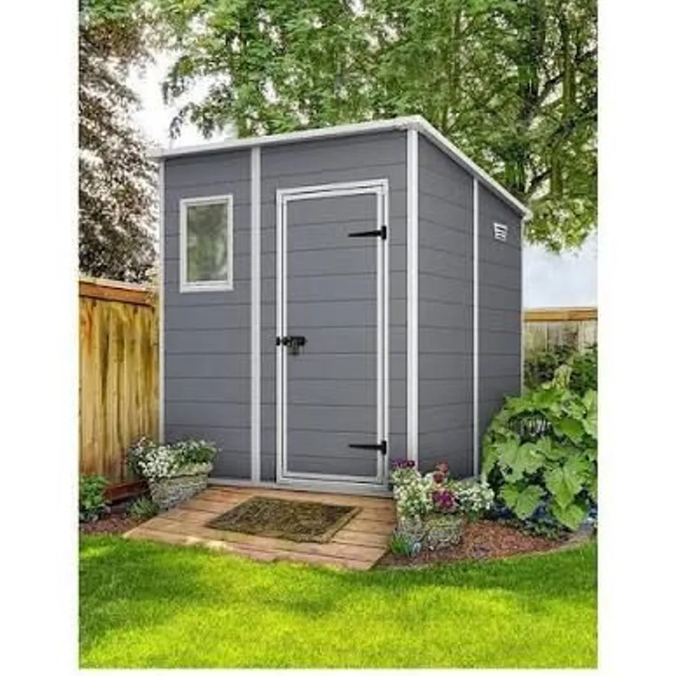 BOXED KETER MANOR PENT 6X6 FT SHED