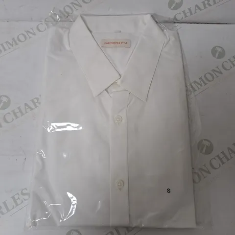 SEALED SET OF 6 BRAND NEW CORPORATIVE STYLE WHITE SHIRTS - SMALL