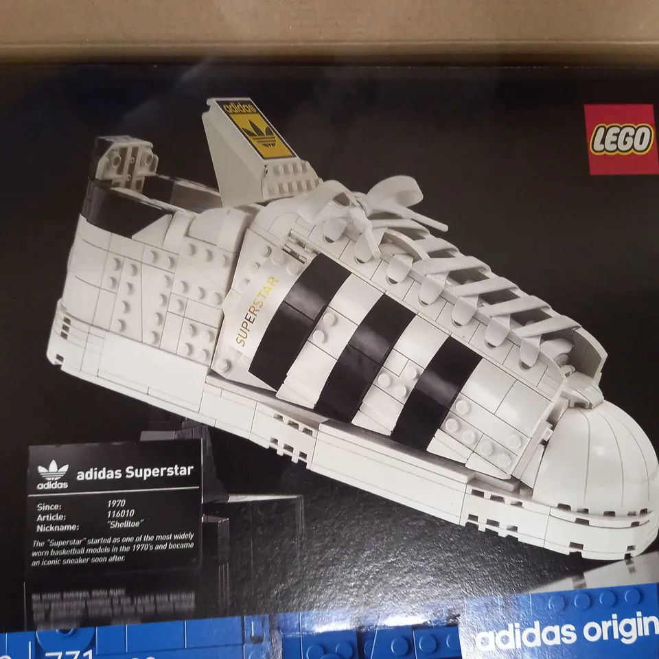 LEGO ADIDAS ORIGINALS SUPERSTAR RRP £80