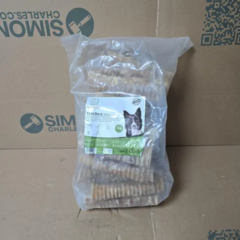 PAWLICIOUS TRACHEA 15CM 1KG DOG TREATS