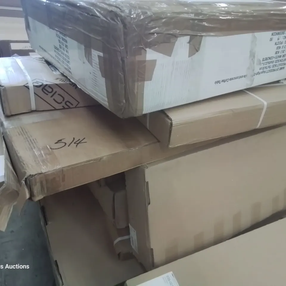 PALLET OF ASSORTED BOXED FURNITURE PARTS