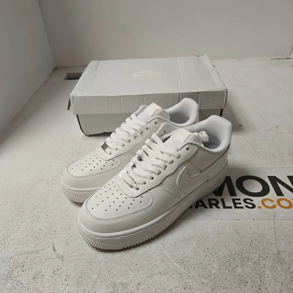NIKE AIR FORCE 1 '07 WHITE SNEAKERS – MEN’S, BOXED UK 6
