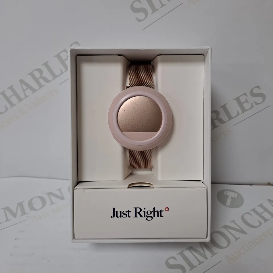 BOXED EMBR LABS WAVE 2 COOLING & WARMING WRISTBAND IN ROSE GOLD