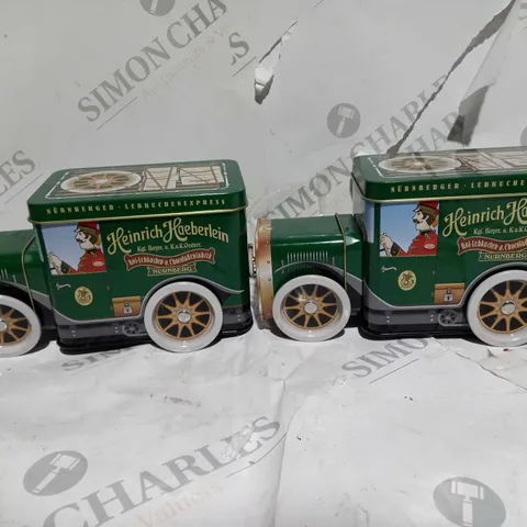 MINI VAN GINGERBREAD TINS