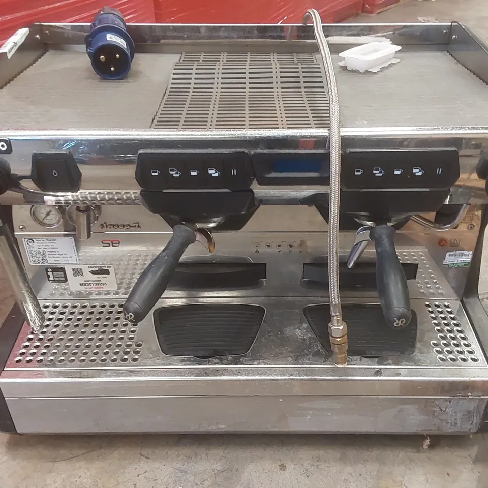 RANCILIO CLASSE 7 2 GROUP COMMERCIAL COFFEE MACHINE WITH ISTEAM