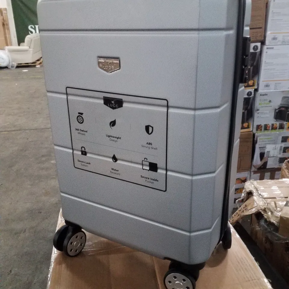 BOXED LUGG 20" JETSET TRAVEL SUITCASE - SILVER