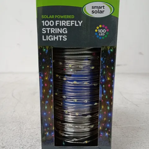 SMART SOLAR 100 FIREFLY STRING LIGHTS – SOLAR POWERED GARDEN LIGHTING