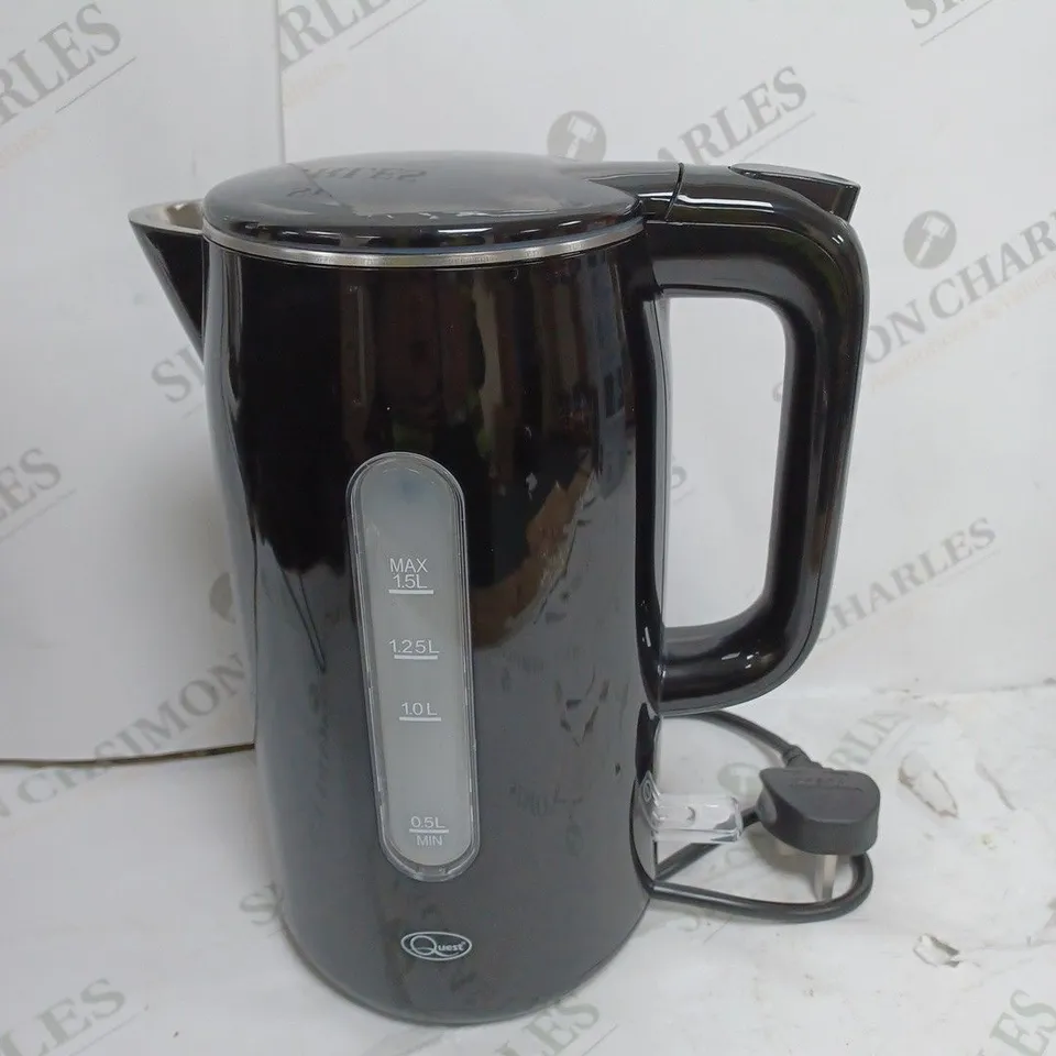 BOXED QUEST DOUBLE WALL STAINLESS STEEL FAST BOIL KETTLE 