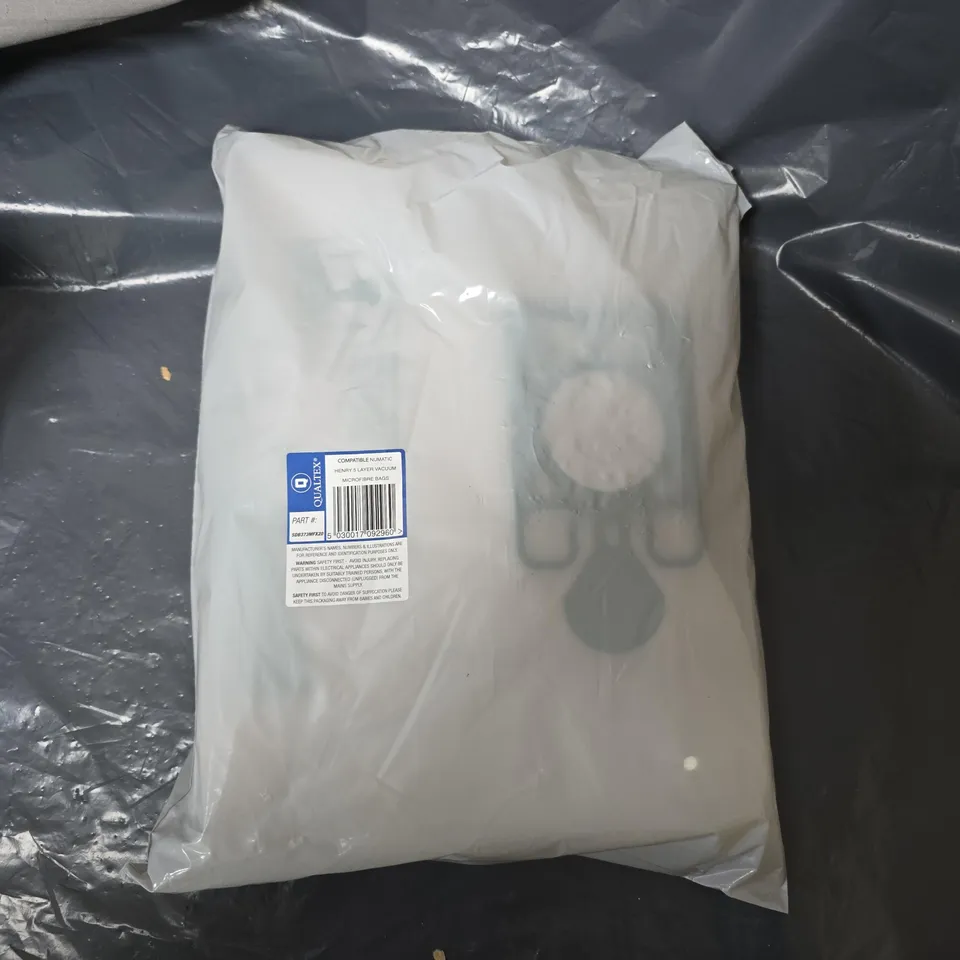 NUMATIC HENRY 5-LAYER VACUUM MICROFIBRE BAGS – COMPATIBLE (QUALTEX)