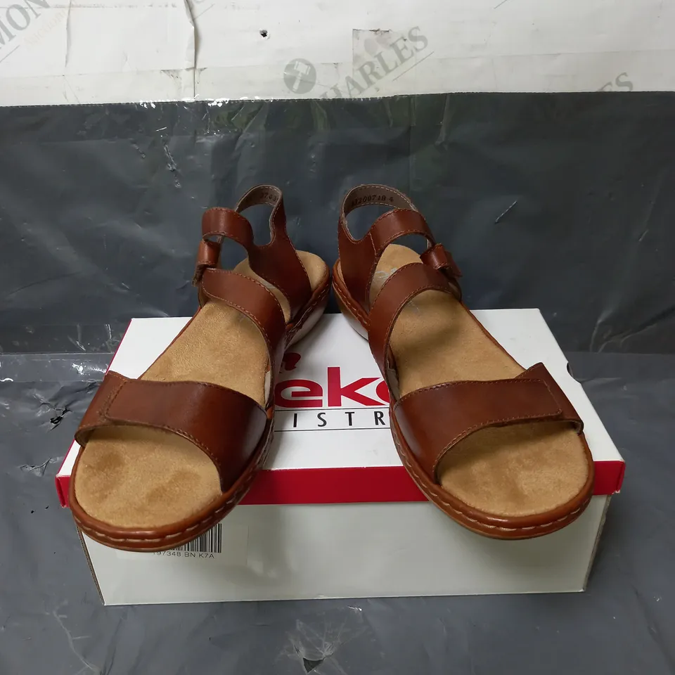 RIEKER ANTI-STRESS SANDALS BROWN SIZE EU 41