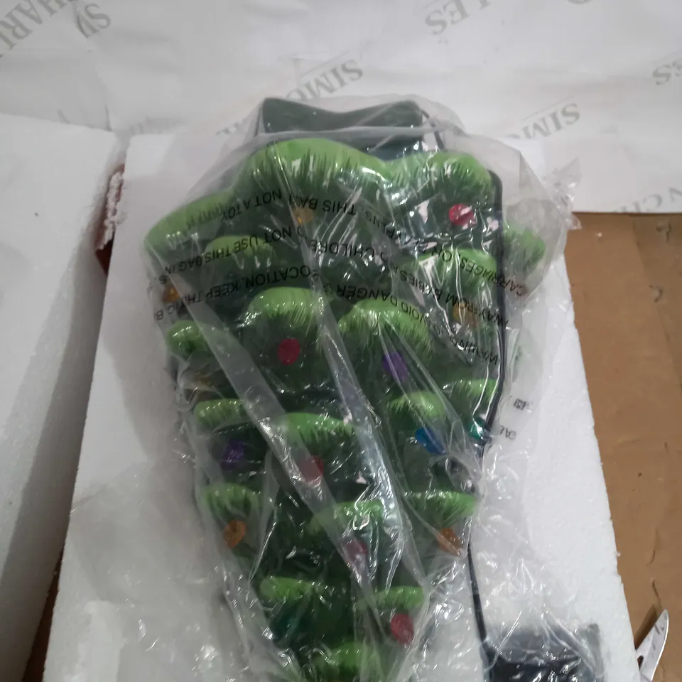 SANTA SLEIGH PRE-LIT CIRCLING CHARACTER NOSTALGIC TREE