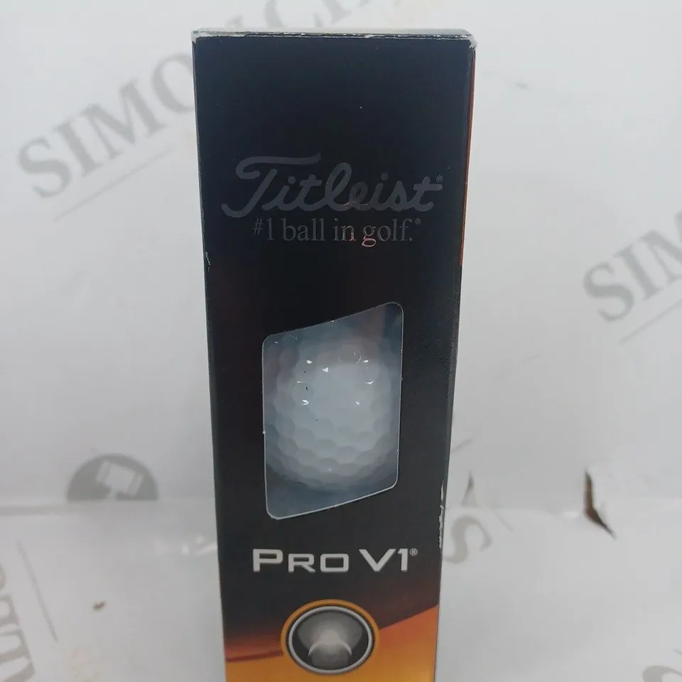 BOXED TITLEIST PROV1 GOLF BALLS (3 BALLS PER PACK)