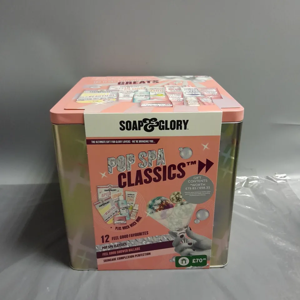 BOXED SOAP&GLORY POP SPA CLASSICS GIFT SET
