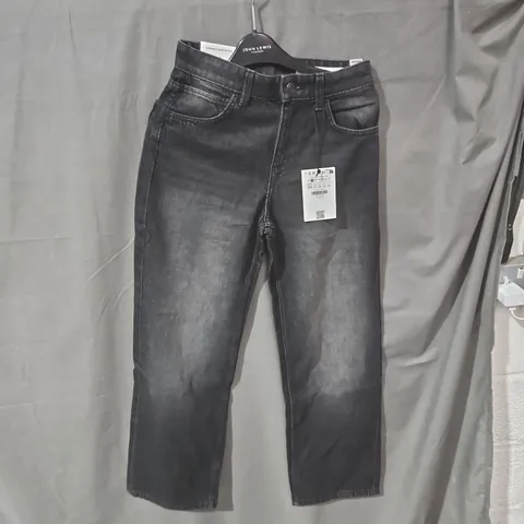 BERSHKA BLACK DENIM JEANS – UK 6 (EU 34)