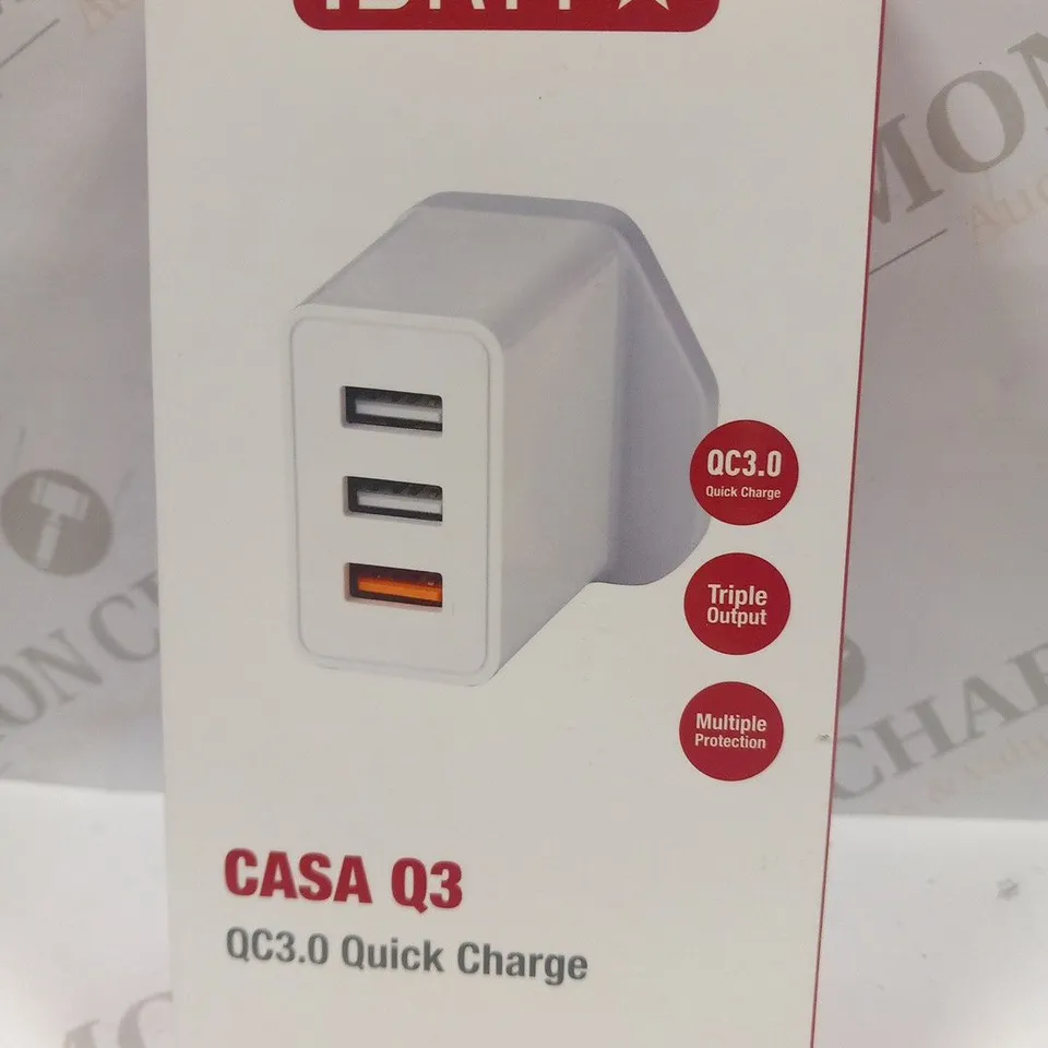 BOXED IBRIT CASA Q3 QC3.0 QUICK CHARGE