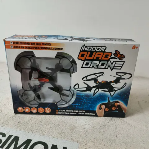 INDOOR QUAD DRONE – REMOTE CONTROL TOY (BOXED)