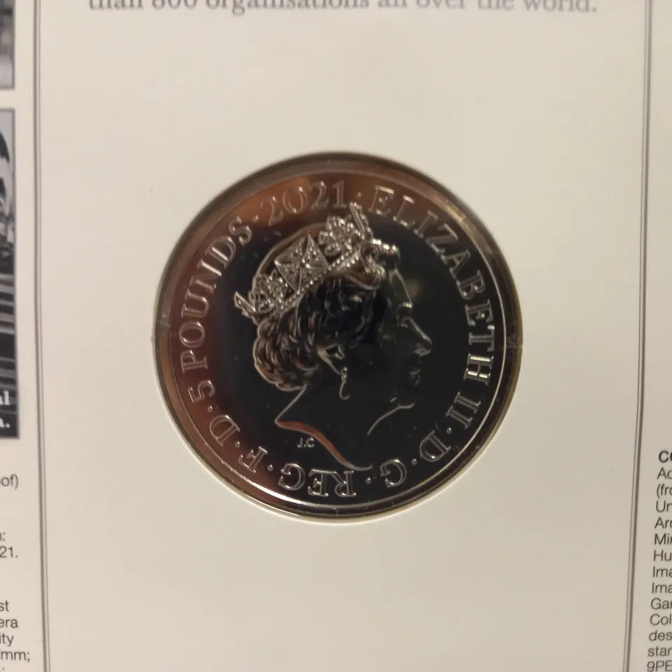 HIS ROYAL HIGHNESS PRINCE PHILIP DUKE OF EDINBURGH COMMEMORATIVE COIN - 1921-2021