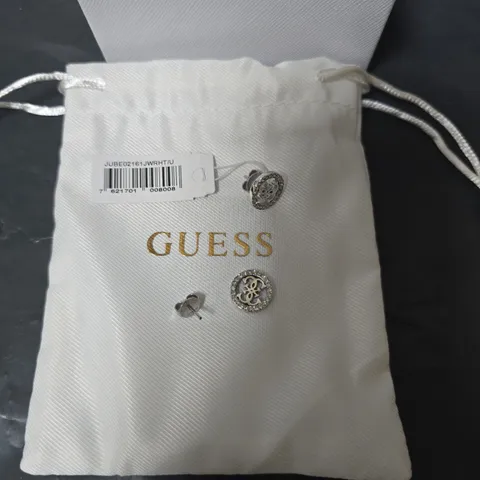 GUESS SILVER EARRINGS  