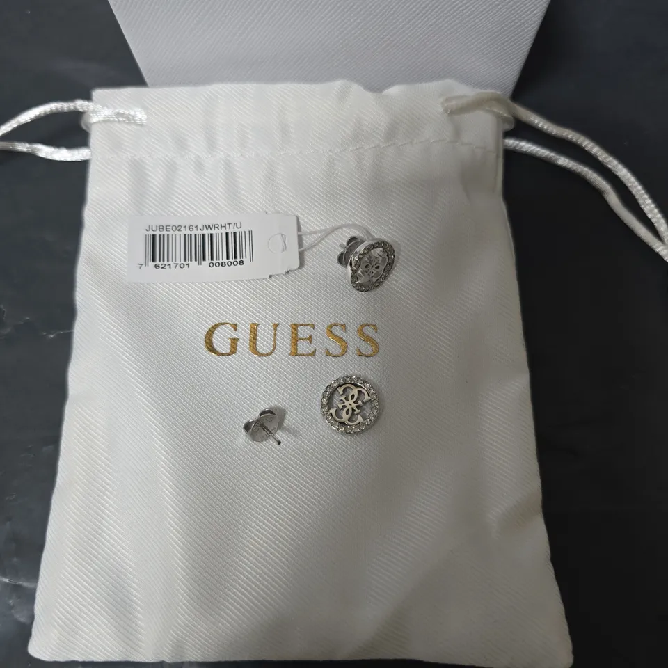 GUESS SILVER EARRINGS   RRP £49