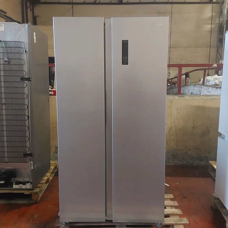 LOGIK LSSBSS23 AMERICAN-STYLE FRIDGE FREEZER - INOX