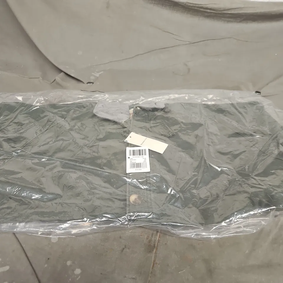 ABERCROMBIE & FITCH MENS GREEN COAT - LARGE