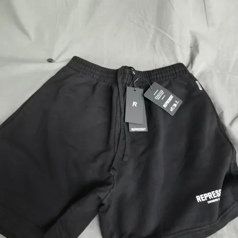 REPRESENT OWNERS CLUB SHORTS – BLACK, SIZE M 