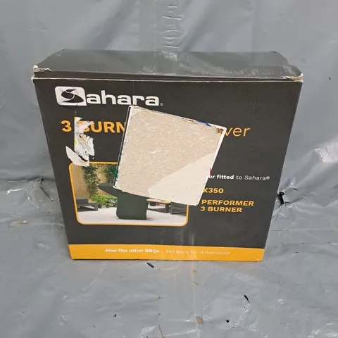 BOXED SAHARA 3 BURNER BBQ COVER