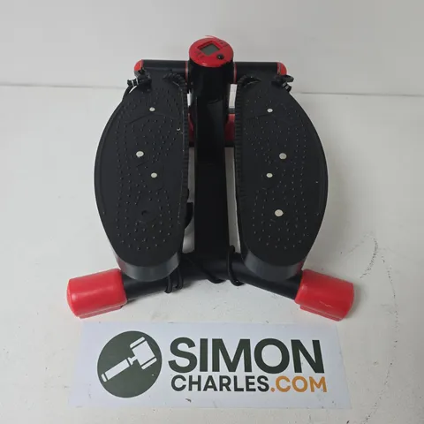 HOME GYM MINI EXERCISE STEPPER MACHINE IN BLACK/RED