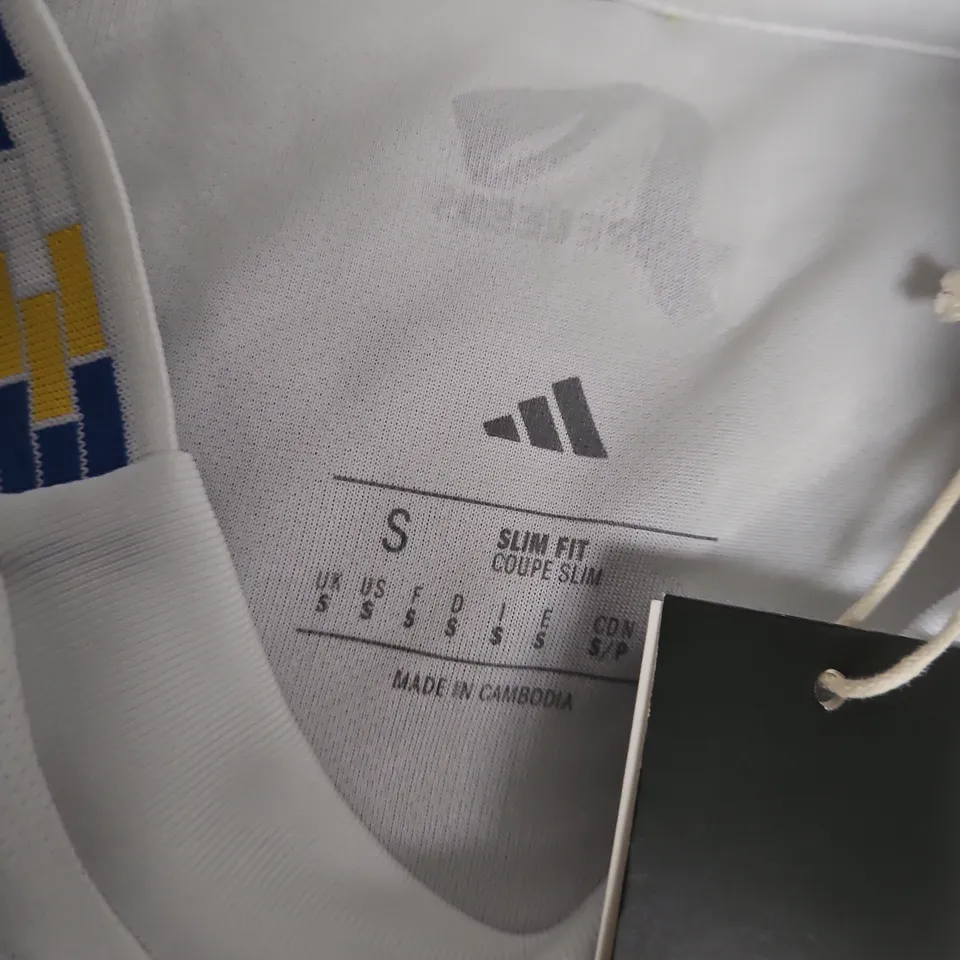 ADIDAS LEEDS UNITED HOME JERSEY - UK SMALL