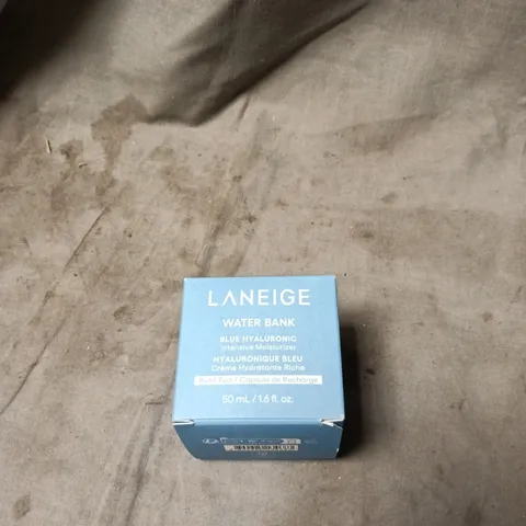 LANEIGE WATER BANK BLUE HYALURONIC INTENSIVE MOISTURISER 50ML BOXED