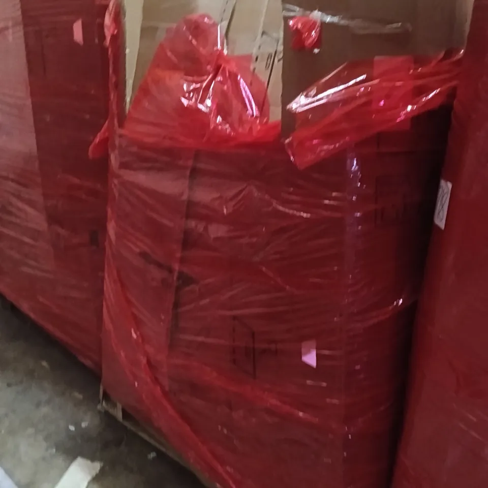 PALLET OF ASSORTED ITEMS INCLUDING - BLIND ROLLER, INVISIBLE CLOTHING RACK, FULL LENGTH MIRROR