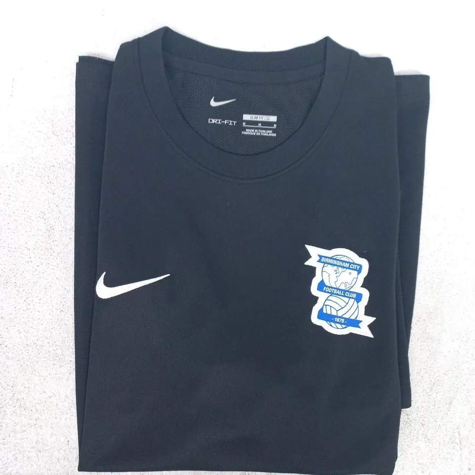 NIKE BIRMINGHAM CITY FC BLACK TRAINING JERSEY SIZE MEDIUM