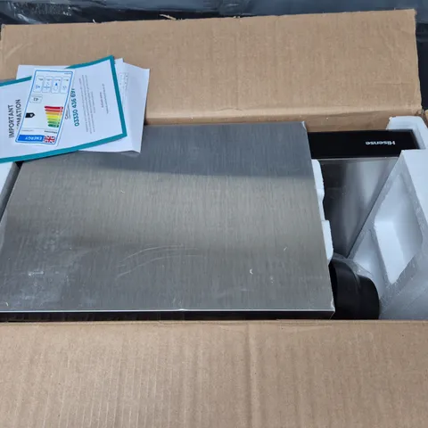 HISENSE CH6T14BXBUK 60CM T-SHAPE COOKER HOOD - STAINLESS STEEL - COLLECTION ONLY 