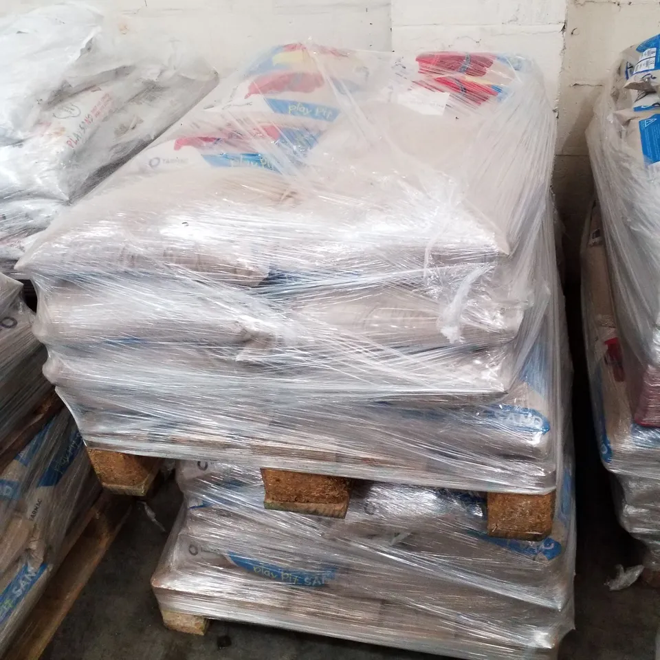 2 PALLETS EACH CONTAINING APPROXIMATELY 35 BAGS OF PLAY SAND