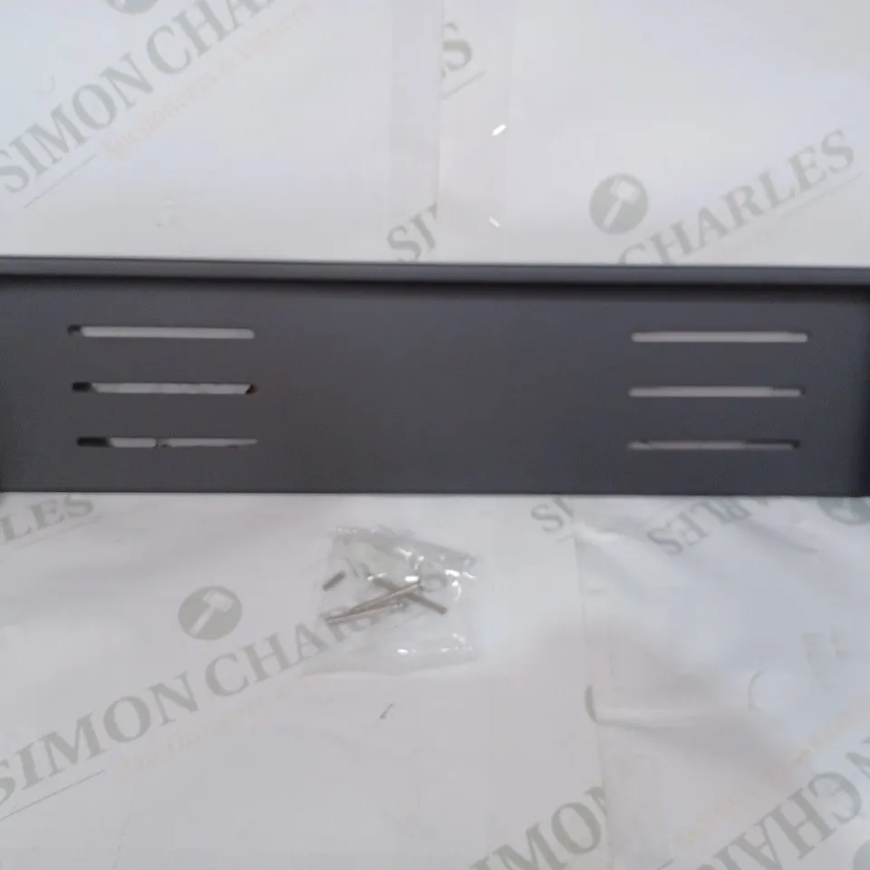 MONDELLA CONTEMPORARY BLACK SHOWER SHELF / L45 X H2.7 X D11CM