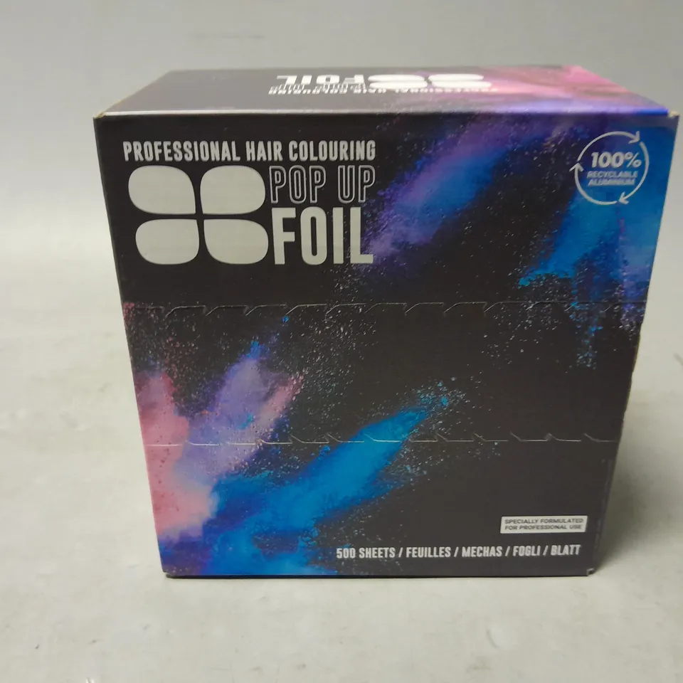 BOXED AND SEALED EMBOSSED POP-UP FOIL 130X280MM 500SHEETS