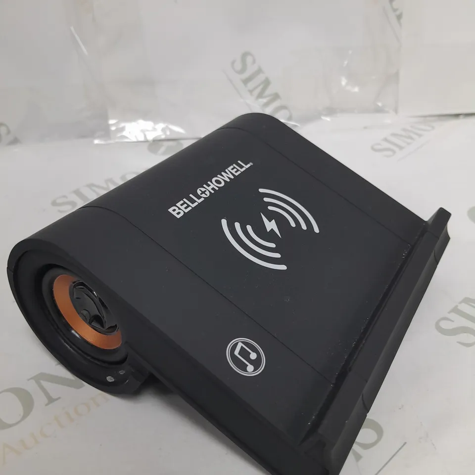 BOXED BELL & HOWELL 2IN1 WIRELESS CHARGING TOUCH SPEAKER