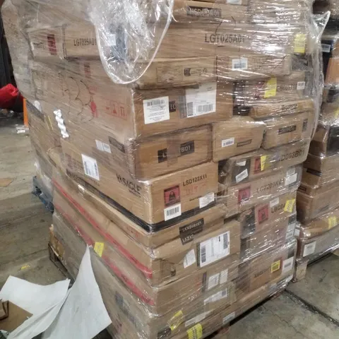 PALLET CONTAINING ASSORTED PRODUCTS INCLUDING CONSOLE TABLE, BAR STOOL & STANDING DESK