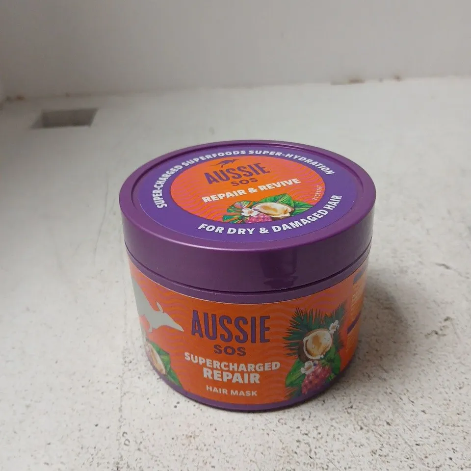 AUSSIE SOS SUPERCHARGED REPAIR HAIR MASK – FOR DRY & DAMAGED HAIR - 500ML