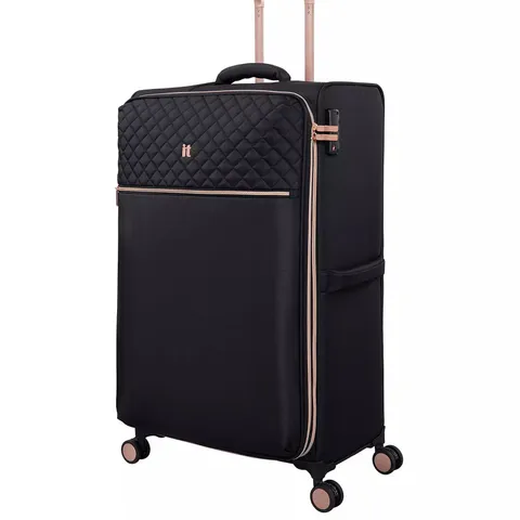 IT LUGGAGE DIVINITY BLACK LARGE SUITCASE WITH TSA LOCK