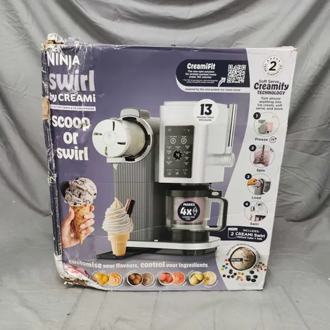NINJA SWIRL BY CREAMI SOFT SERVE & ICE CREAM MACHINE NC701UK