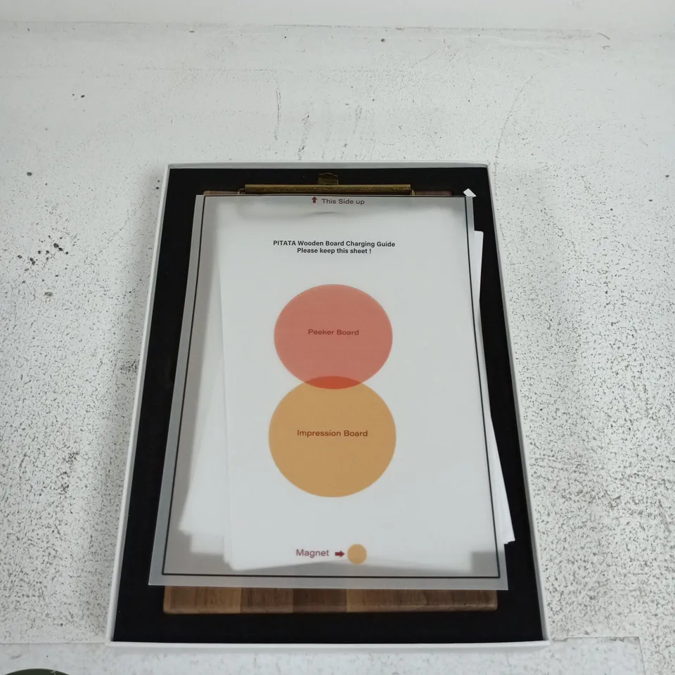 PITATA WOODEN BOARD SET WITH PEEKER & IMPRESSION BOARDS